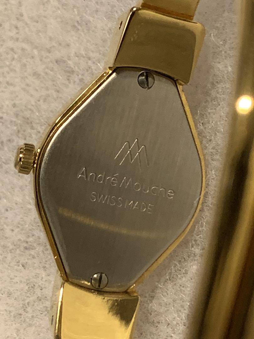 ANDRE MOUCHE アンドレムッシュ　バングルウォッチ【動作不明】 最も完璧な ANDRE バングルウォッチ【動作不明 アンドレムッシュ