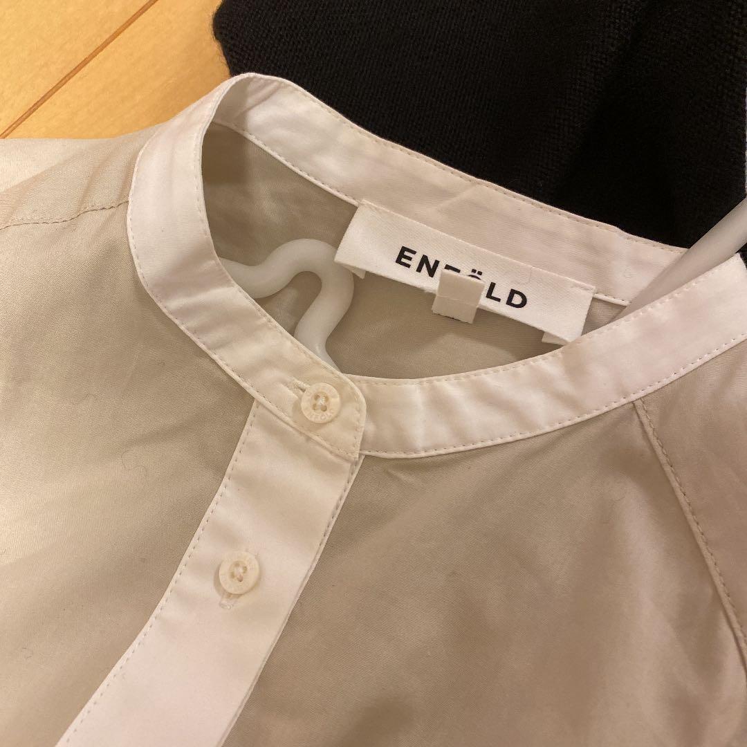 ENFOLD ワンピース ドレス ニット レイヤード トップス ドゥーズィエム