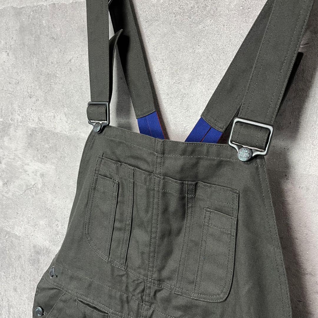 ビッグマック× チャオパニック 別注 ダックワーク オーバーオール グレー M