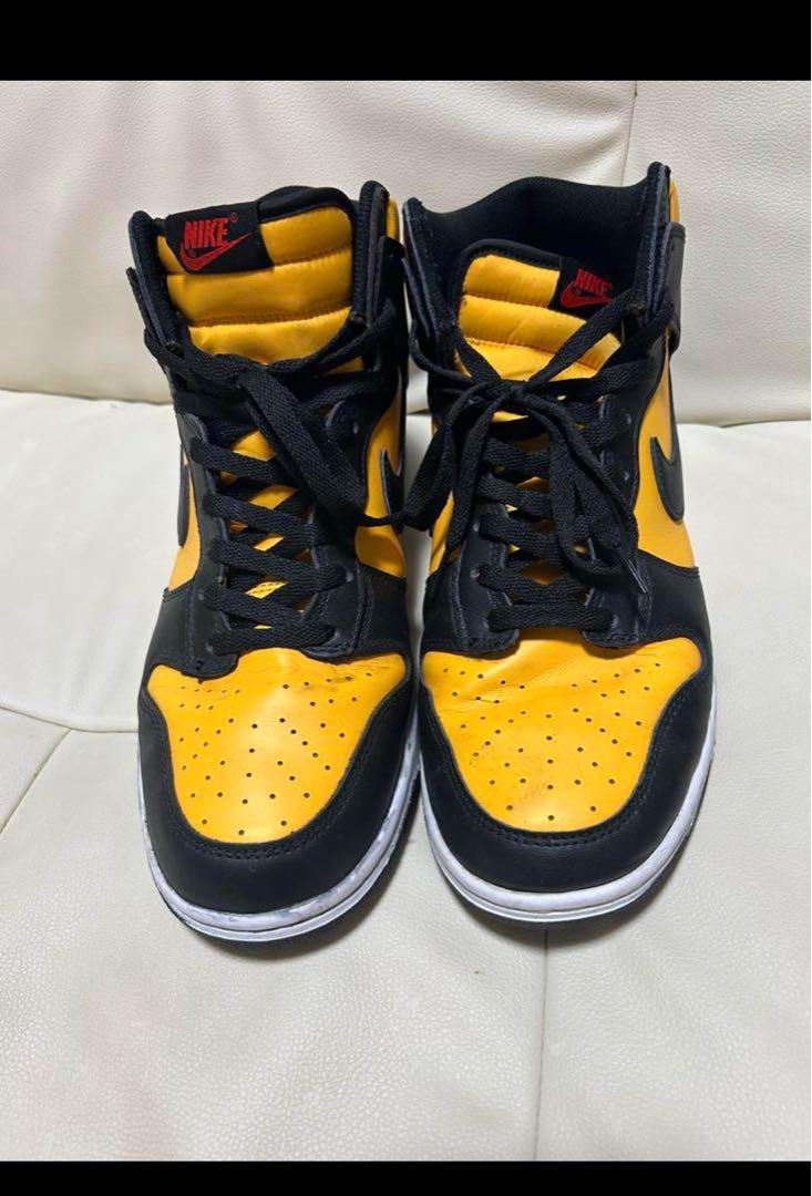 明日までの出品。Nike Dunk High 黒/黄　ダンクハイ28.5cm