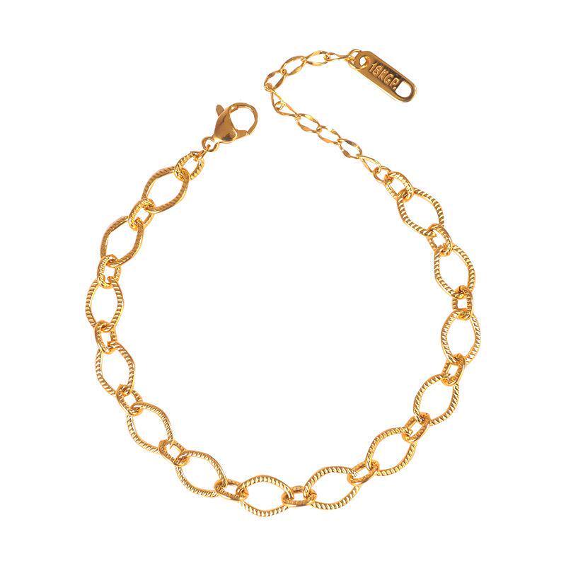 通販在庫 希少品 K金大気女性ブレスレット復古ブレスレット5 FYZX7-m21173805294 18 低価新品