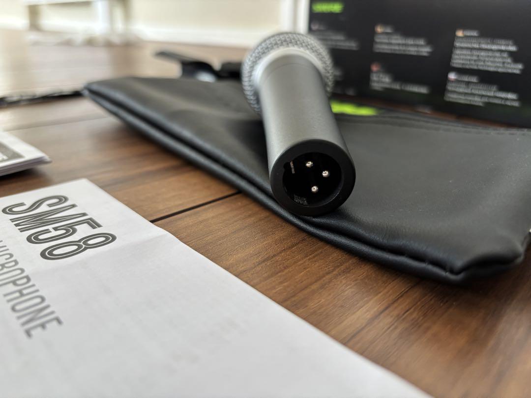 新品同様　サウンドハウス購入SHURE SM58 ダイナミックマイク