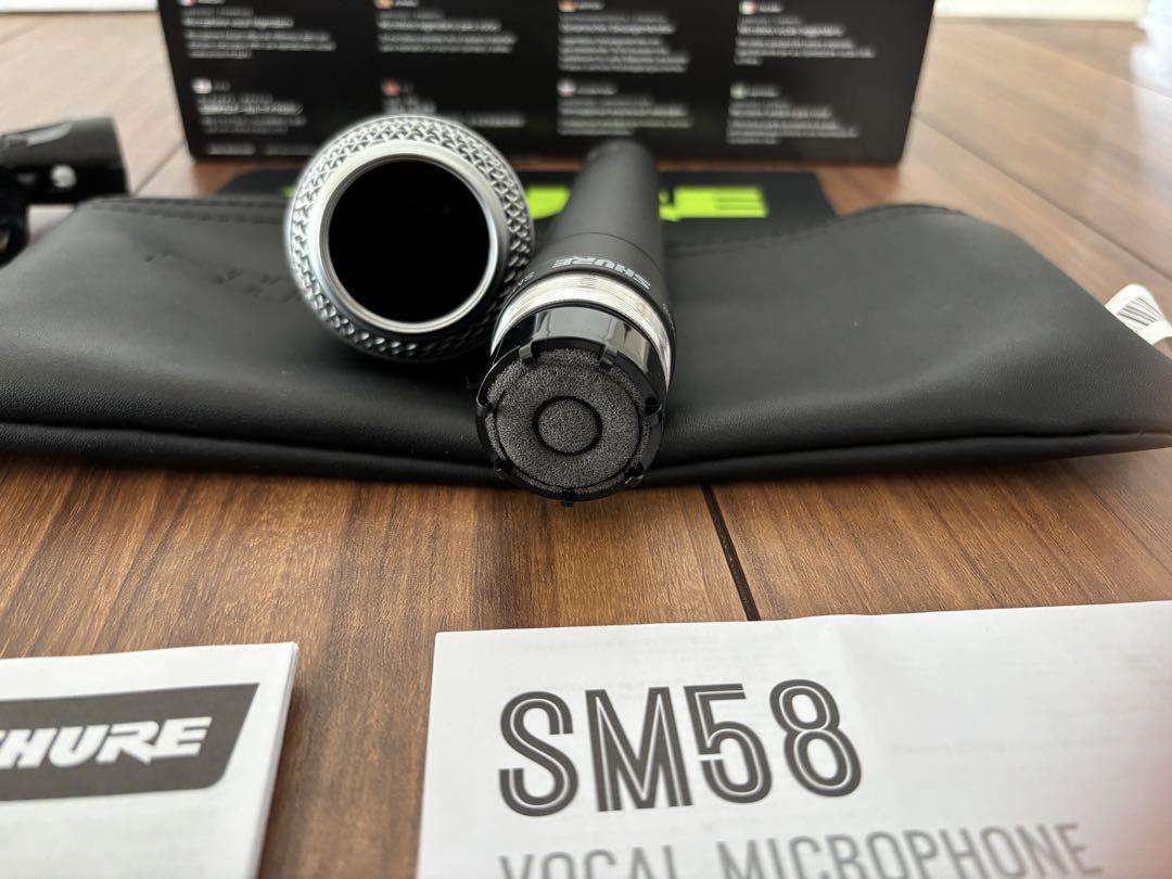 新品同様　サウンドハウス購入SHURE SM58 ダイナミックマイク
