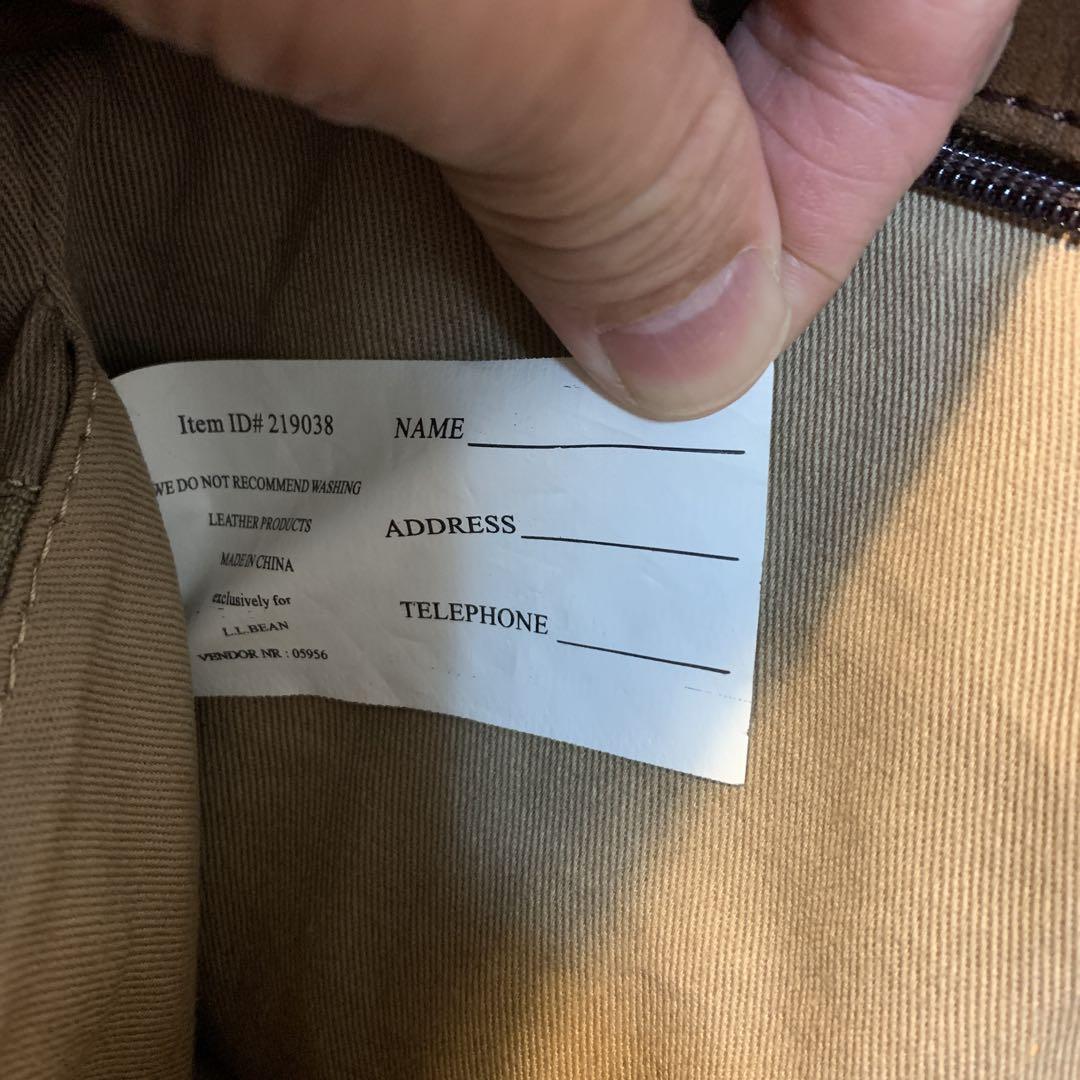 llbean レザートートバッグ