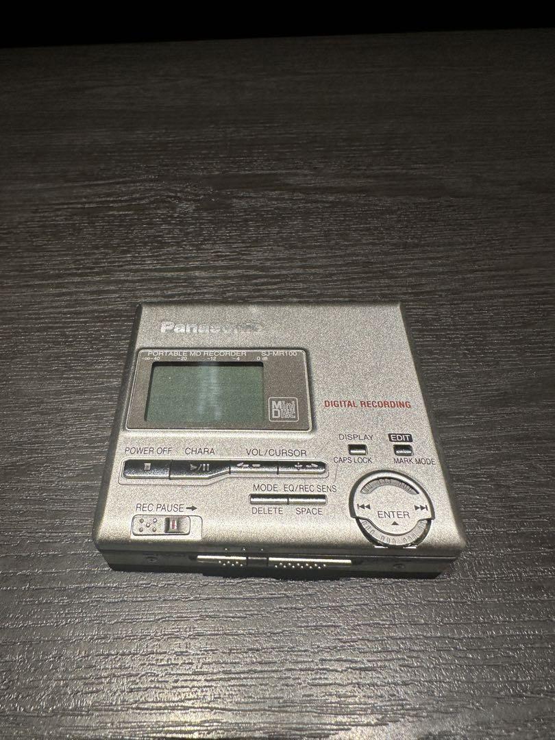 Panasonic ポータブルMDプレイヤー SJ-MR100 ジャンク ポータブルプレーヤー