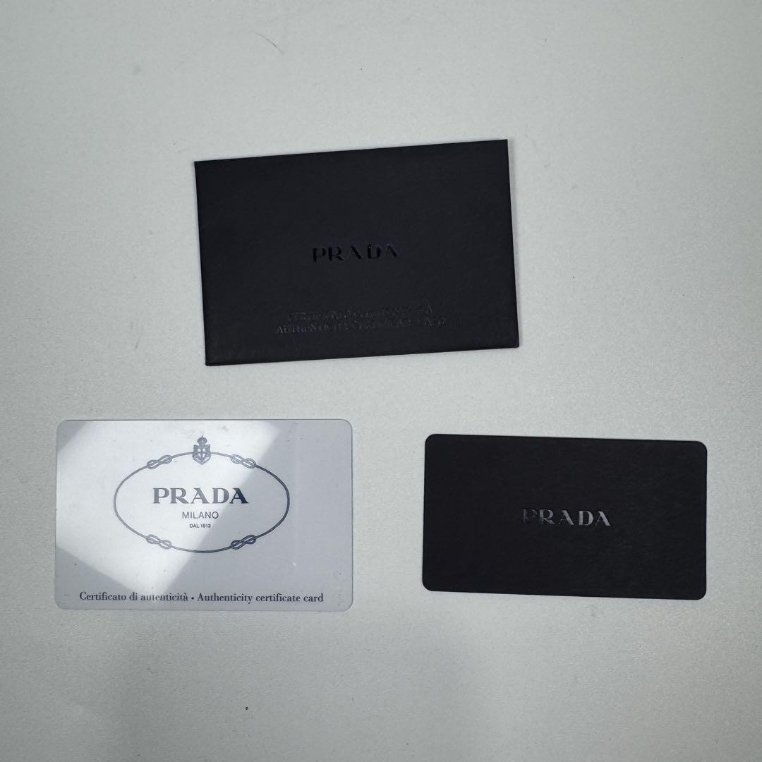 PRADA カナパ S 2way ショルダー付 ハンドバッグ デニム