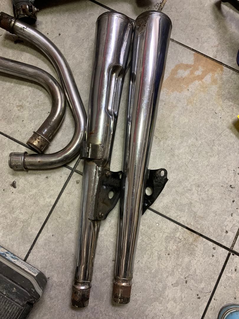 ホーク3 cb400n 純正マフラー