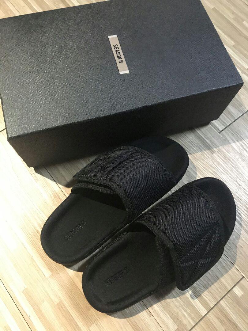 売れ筋ランキングも Yeezy season6 27cm(43) slipper - サンダル 人気デザイナー yeezy サンダル season6 サンダル