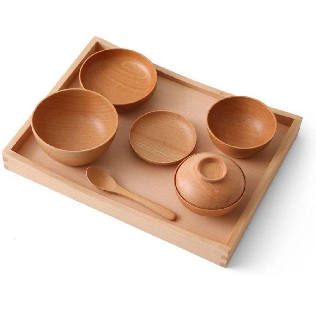 定価19,980円CRAFT KONOMIブナ ナーサリーセットお食い初めセット