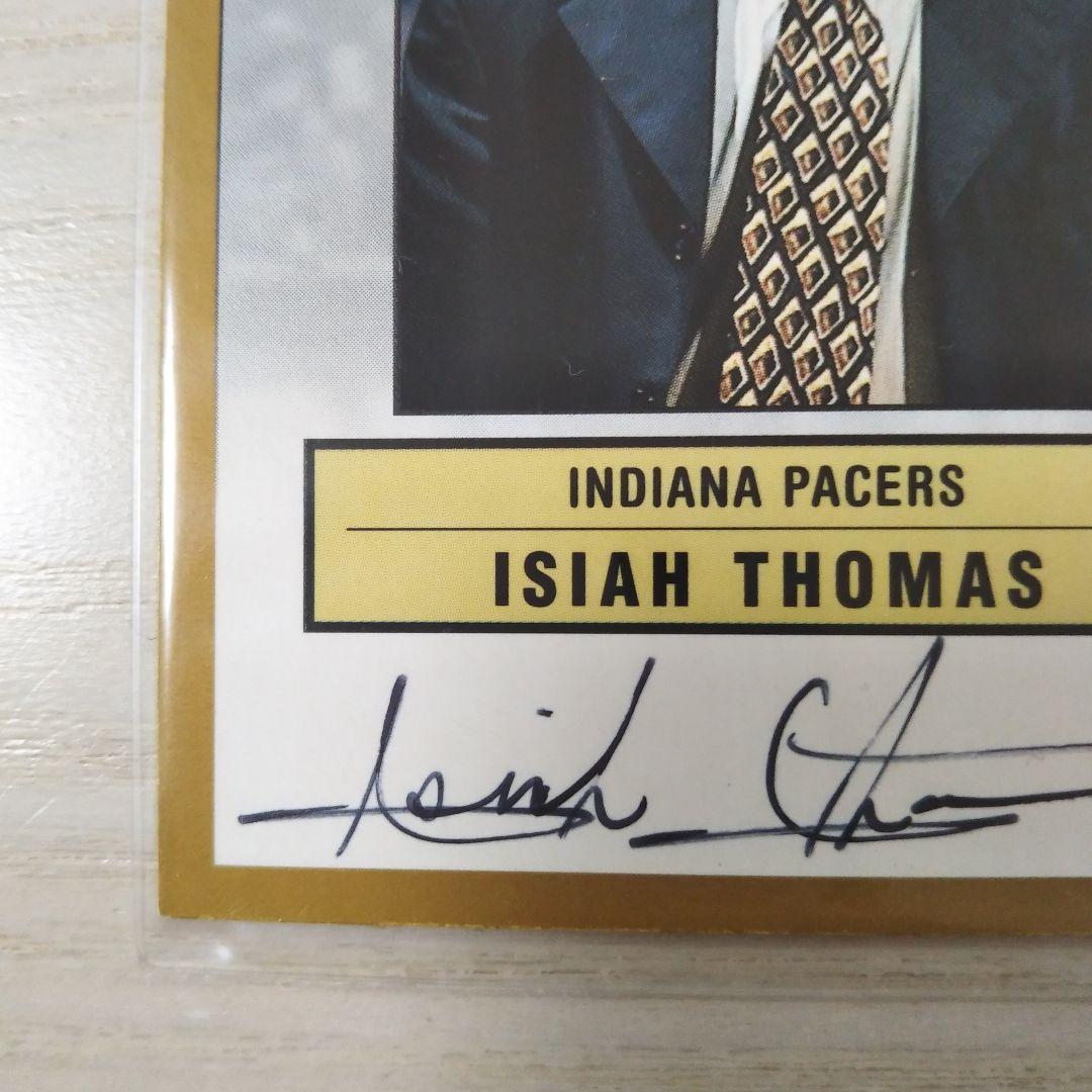 ISIAH THOMAS COACH'S CORNER 直筆サイン 直書き