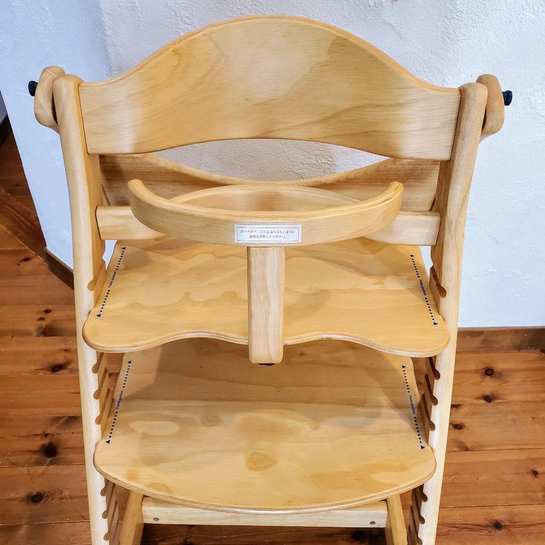 【美品】 大和屋 すくすくチェアスリムプラス テーブル付