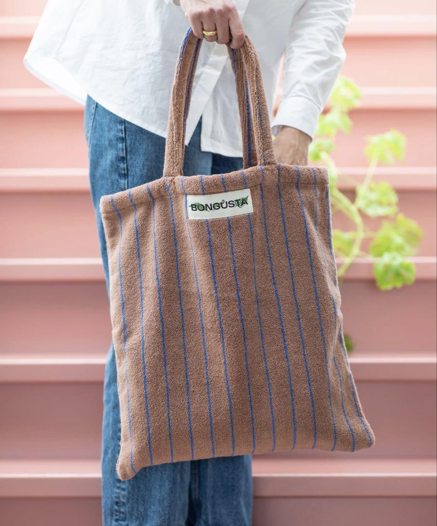 BONGUSTA ボングスタ NARAM TOTEBAG パイル地トートバッグ