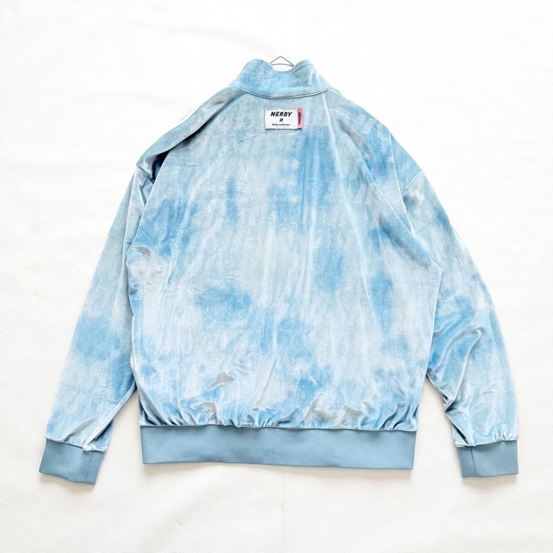 激安通販サイト atmos NERDY pinkコラボ 限定 セットアップ ベロアジャージ トップス
