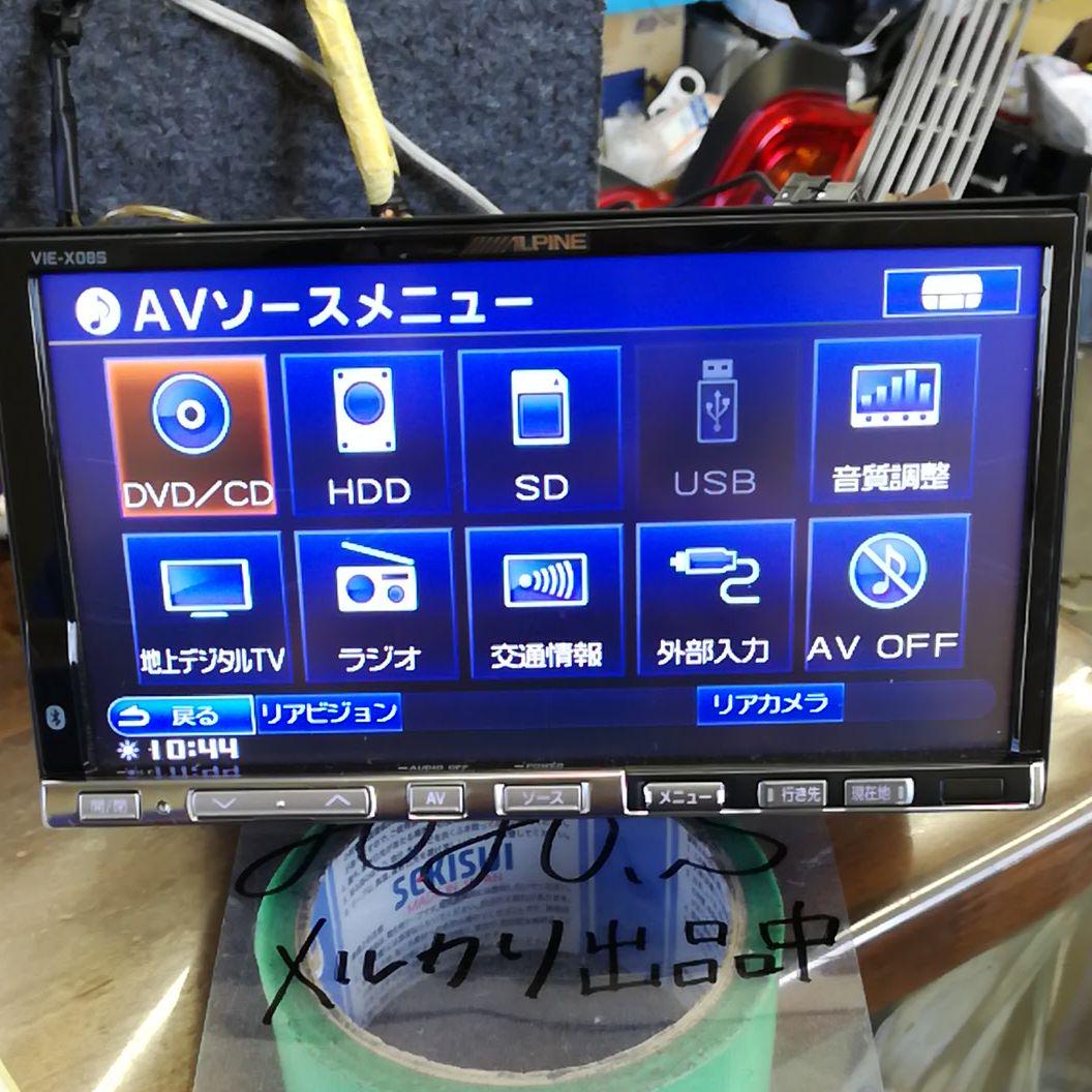 ②ALPINE/VIE-X08S HDD 地デジ DVD | contifarma.pe