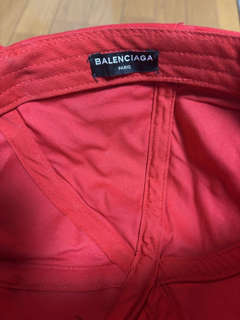 【処分セール】BALENCIAGA キャップ Europe 2018 赤