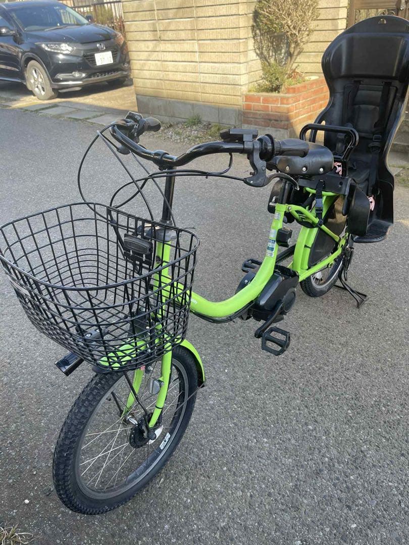 電動アシスト自転車 チャイルドシート付き 緑 3人乗り用チャイルドシート付きアシスタC STD ブリヂストン