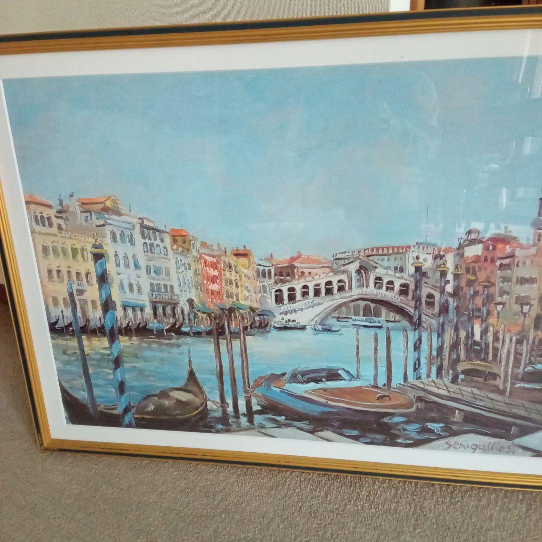 作者不詳　イタリア　ベニスで買った絵画