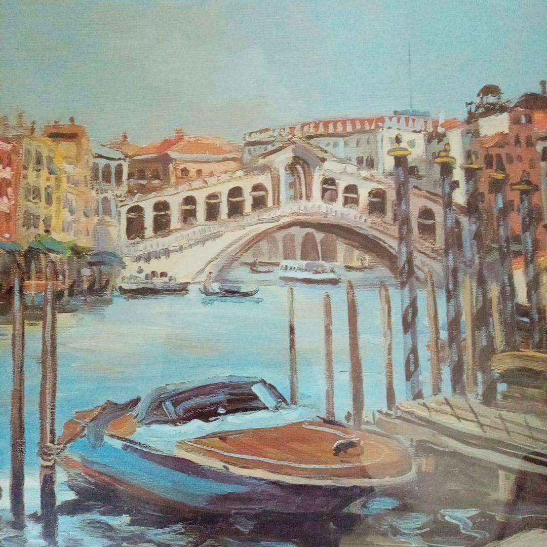 作者不詳　イタリア　ベニスで買った絵画