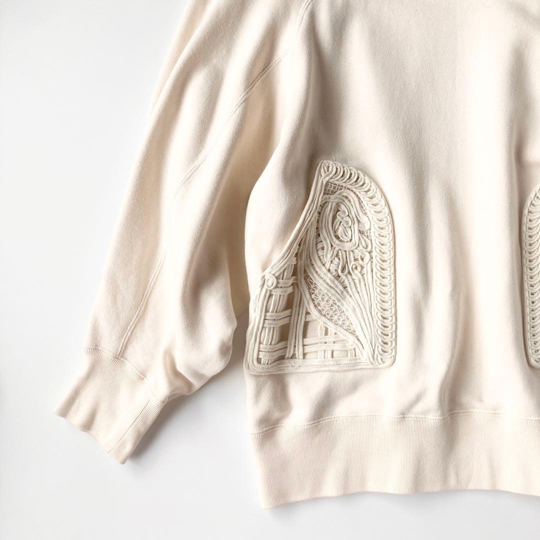 Mame Kurogouchi マメクロゴウチ コード刺繍 スウェット - メルカリ