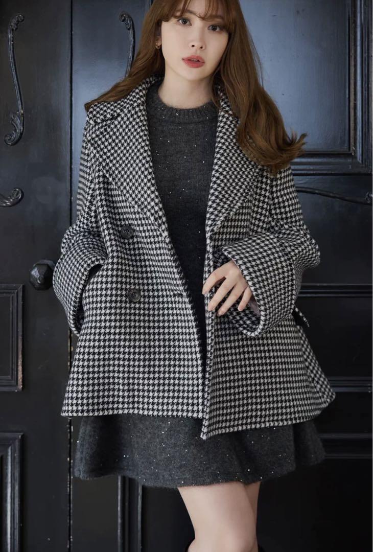 Herlipto Proust Wool-Blend Melton Coat
