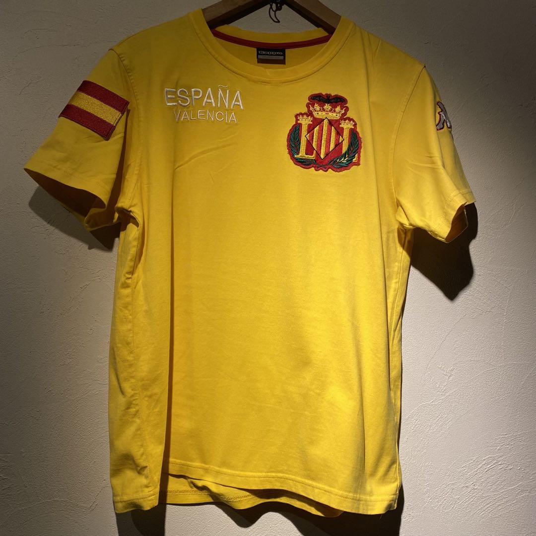 Kappa スペイン バレンシア シャツ 黄　サッカー　スポーツ