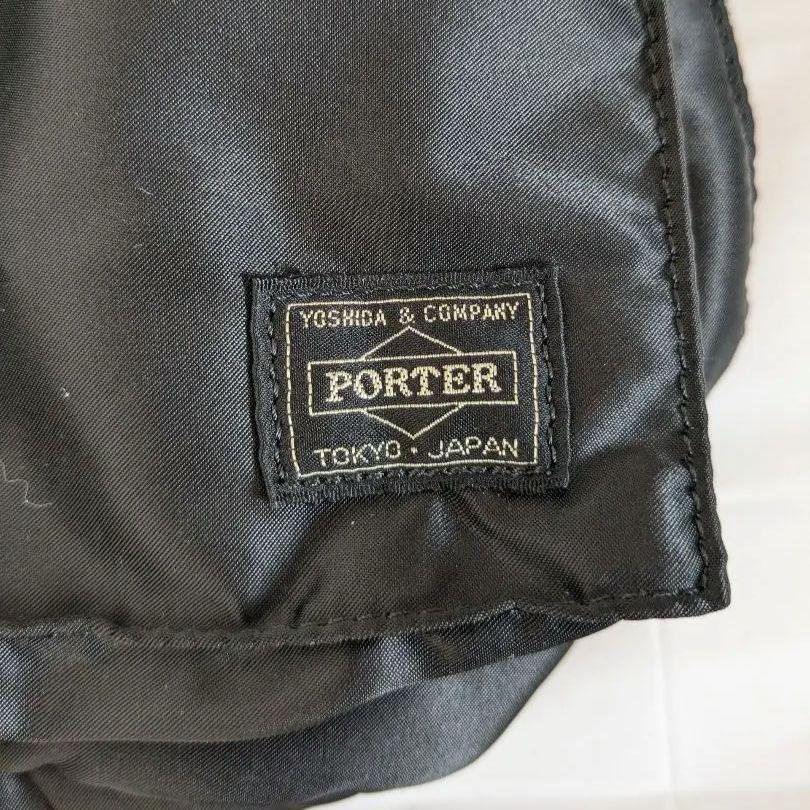 【美品】PORTER タンカー 廃盤品 リュック 黒×オレンジ 画像4