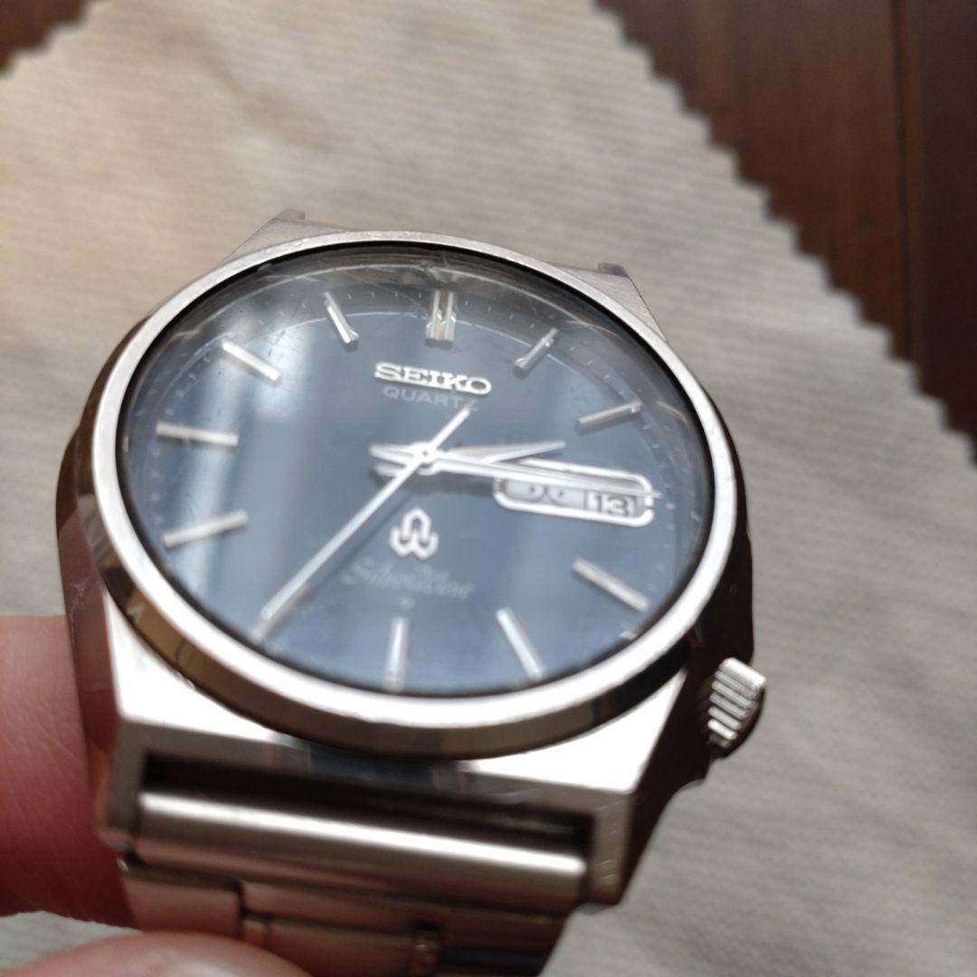 SEIKO SilverWave クォーツ腕時計　ブルー