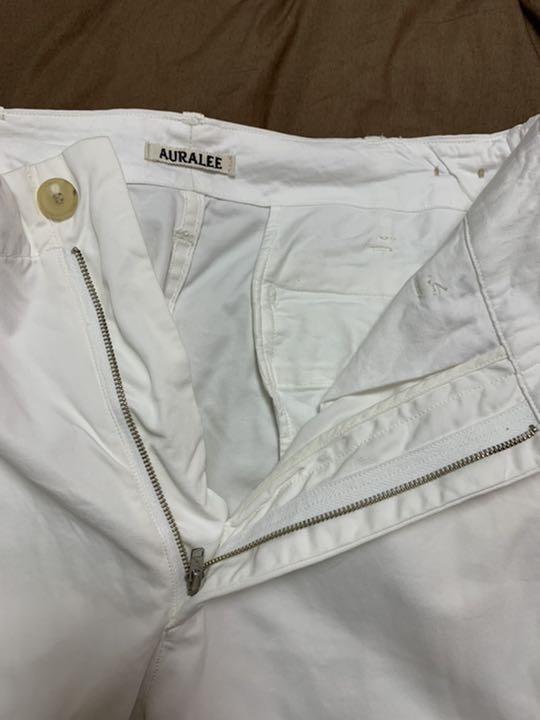 AURALEE ホワイト 3 72QHz-m21221285223 オーラリー ワイドパンツ 期間限定特価