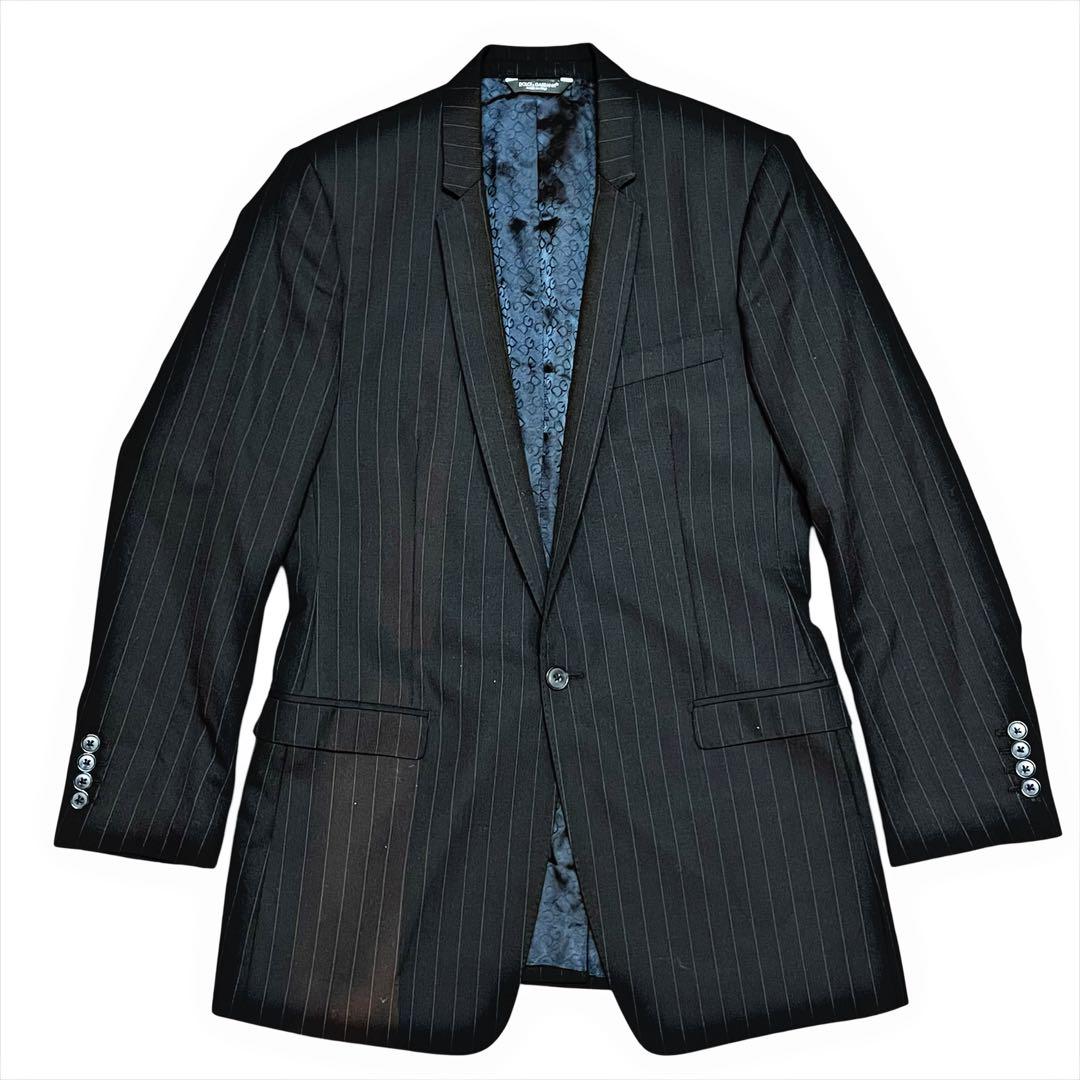 DOLCE & GABBANA ストライプ ビジネススーツ