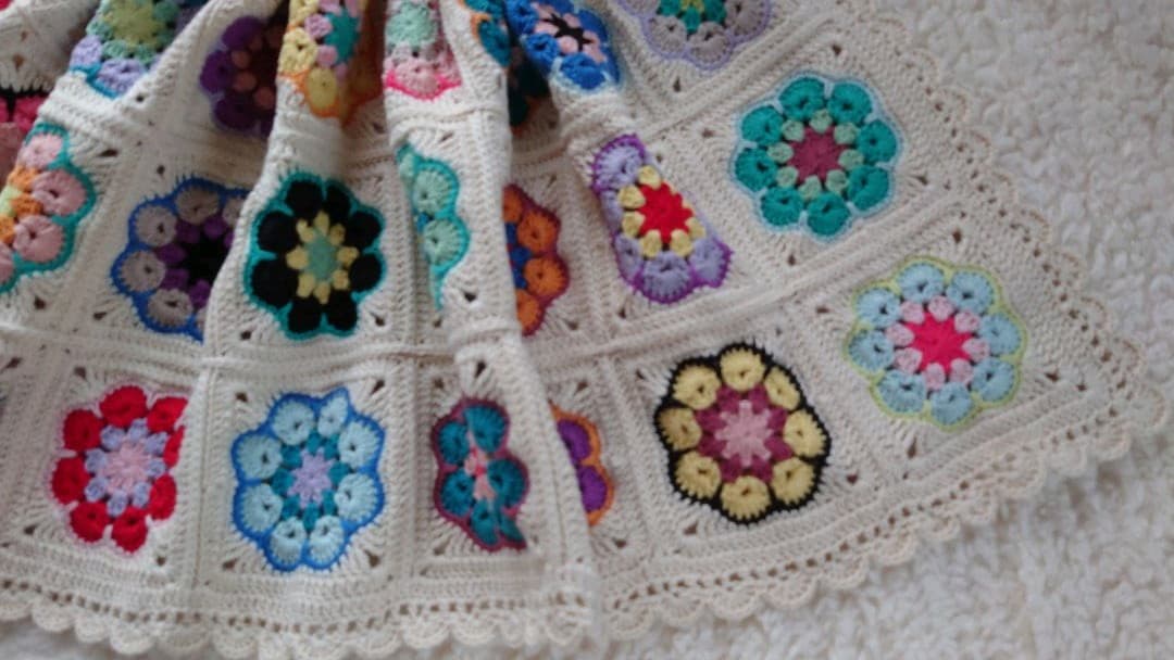 ☆再販☆コットン・アフリカンフラワーブランケット | www.lenzpartner.de