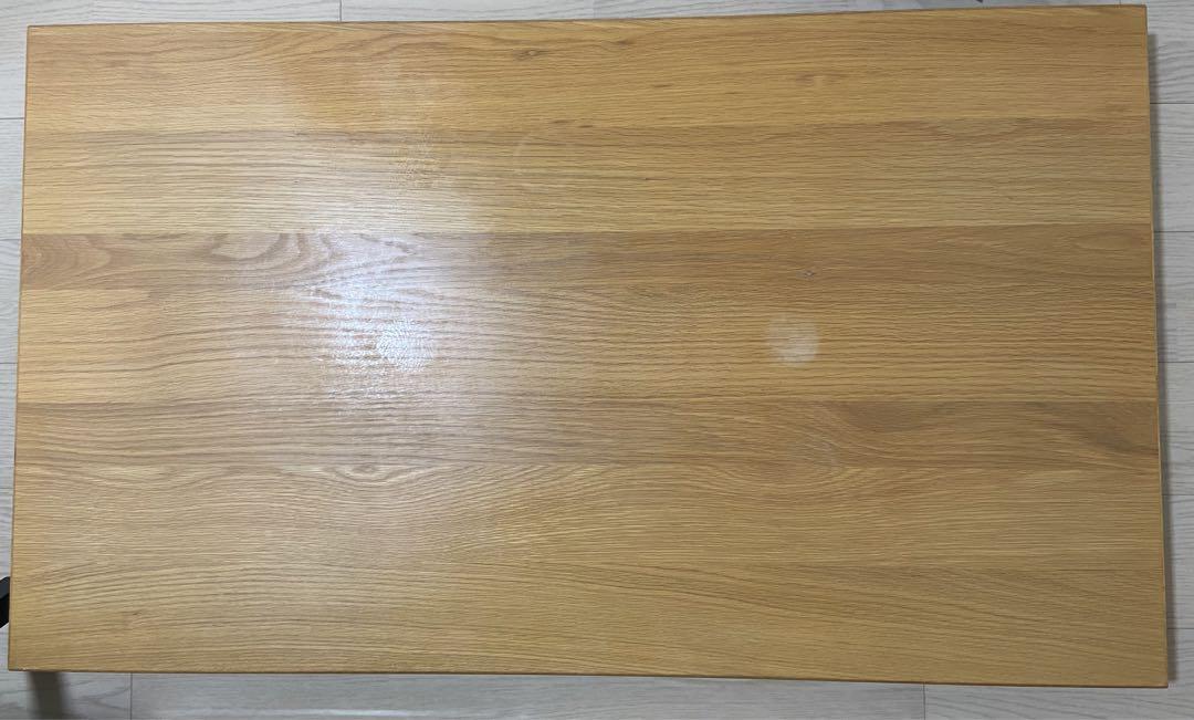 無印良品　折りたたみテーブル・幅１２０ｃｍ・オーク材