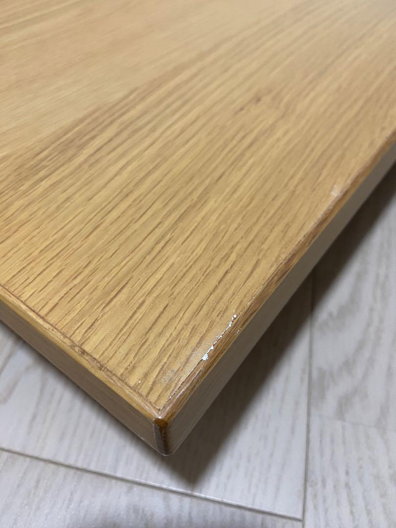 無印良品　折りたたみテーブル・幅１２０ｃｍ・オーク材