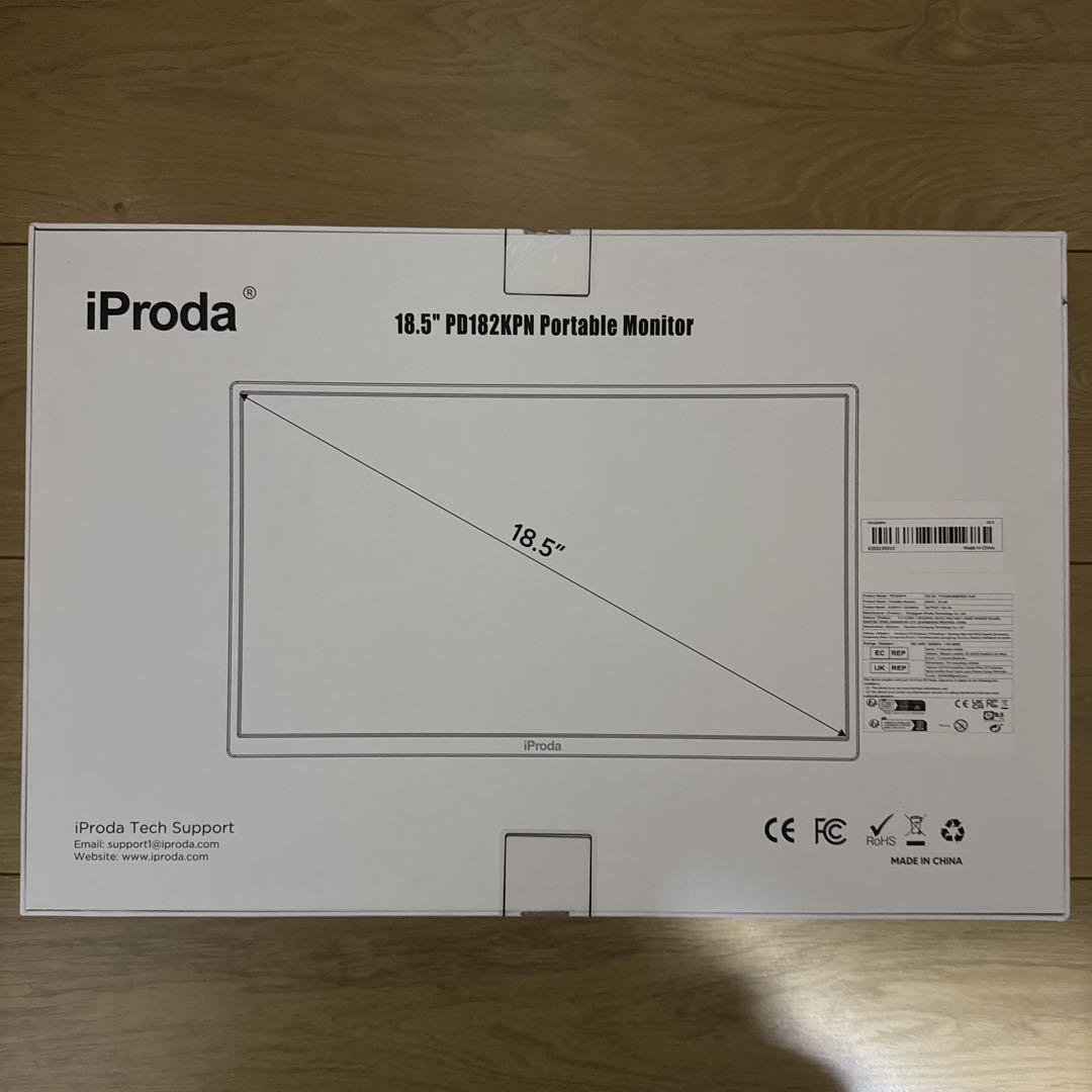 iProda 18.5インチポータブルモニターモバイルモニターディスプレイ
