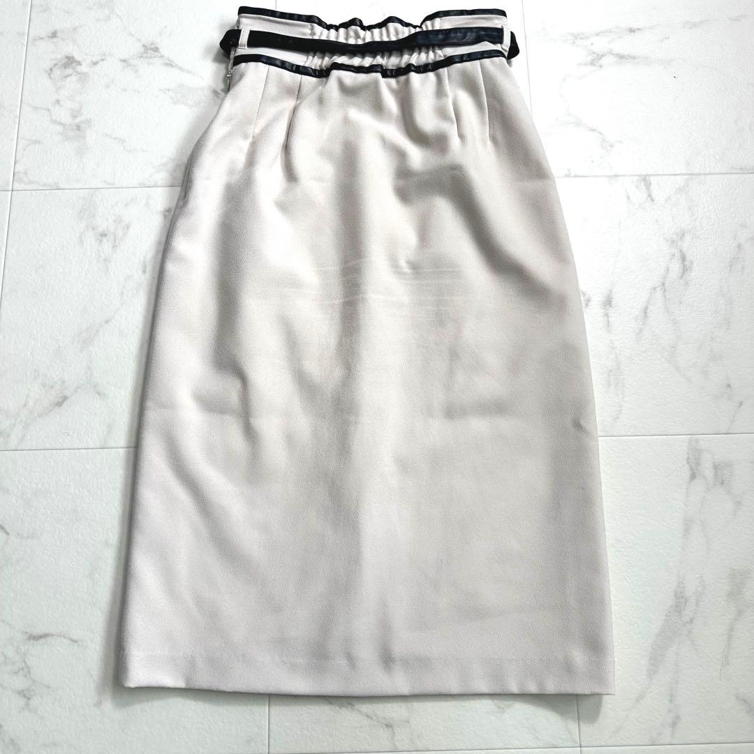 TONAL トーナル　バイカラー　レザー　セットアップ　タイトスカート