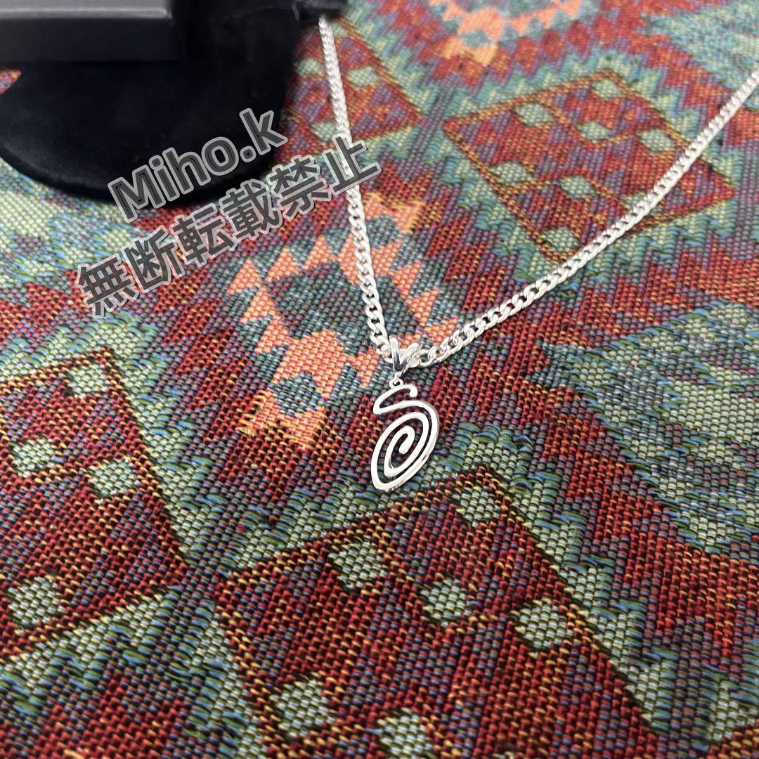 STUSSY SWIRLY S CHAIN STERLING ネックレス