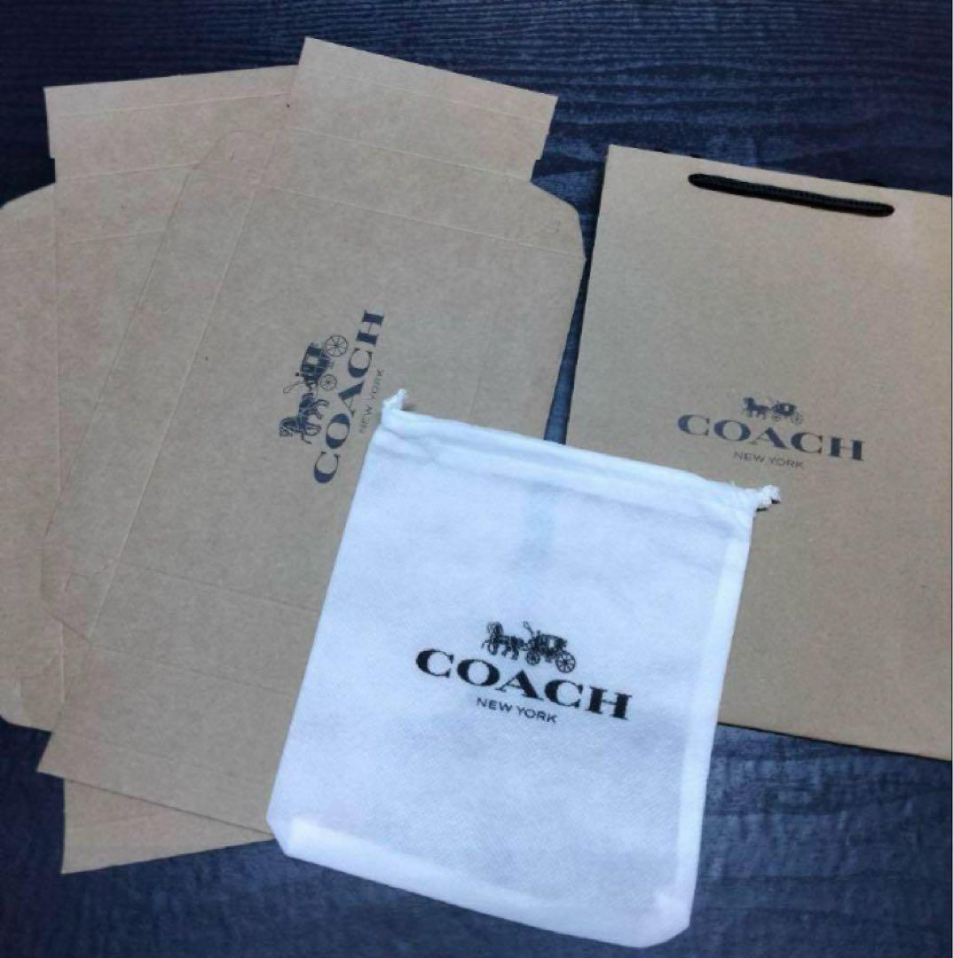 ✨️新品未使用✨COACH チェリー柄 長財布 ネイビー さくらんぼ