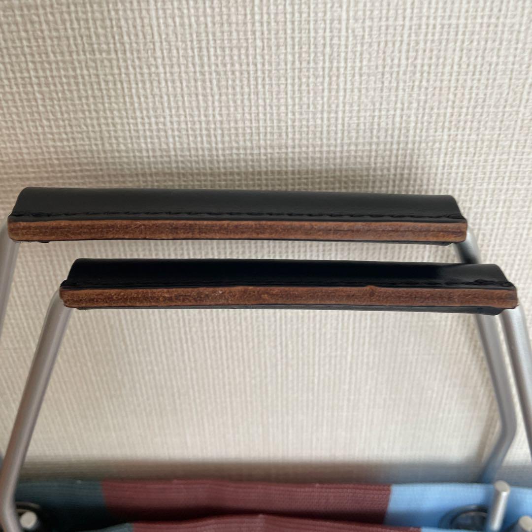 マルニ　ストライプ柄トートバッグ