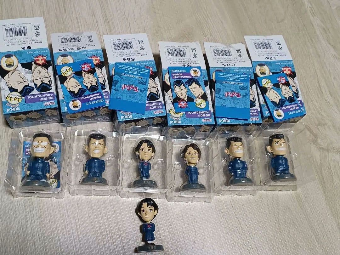 ビーバップハイスクール 首ふり マスコット 6体 おまけ1体新品、♥
