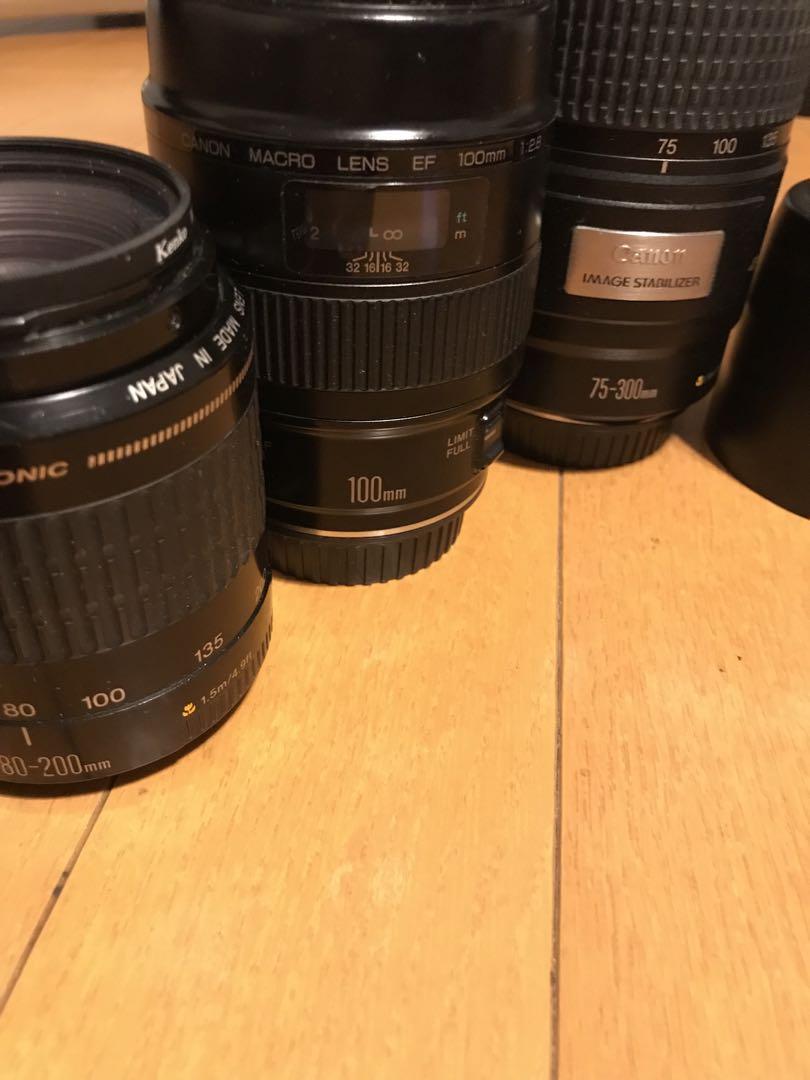 Canon10D レンズ6本　スピードライトセット