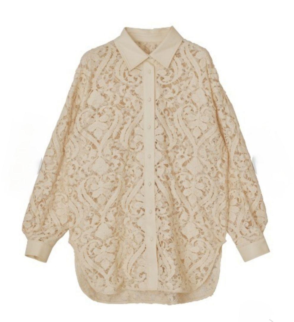 FAKE LEATHER EMBROIDERY SHIRT　アメリヴィンテージ