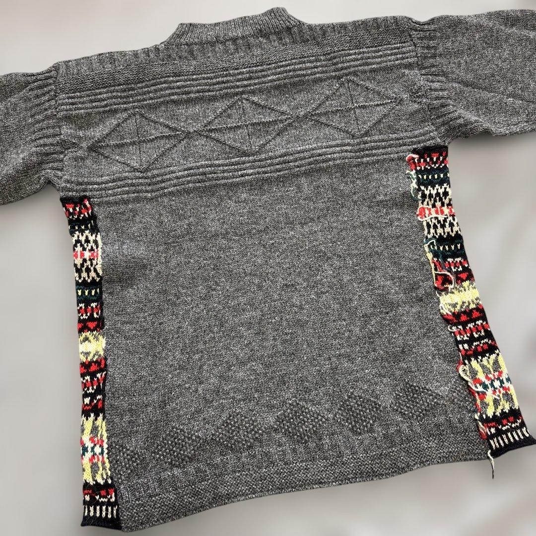 COMME des GARÇONS HOMME グレー ニット COMME des GARÇONS HOMME グレー ニット