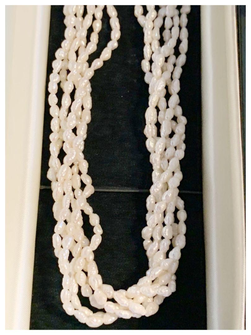 けます∕ 美品 お出掛けの際に 淡水真珠 6連ネックレス yNYkU-m21237777569 華やかで上品 パーティーや婚活 ☧られず