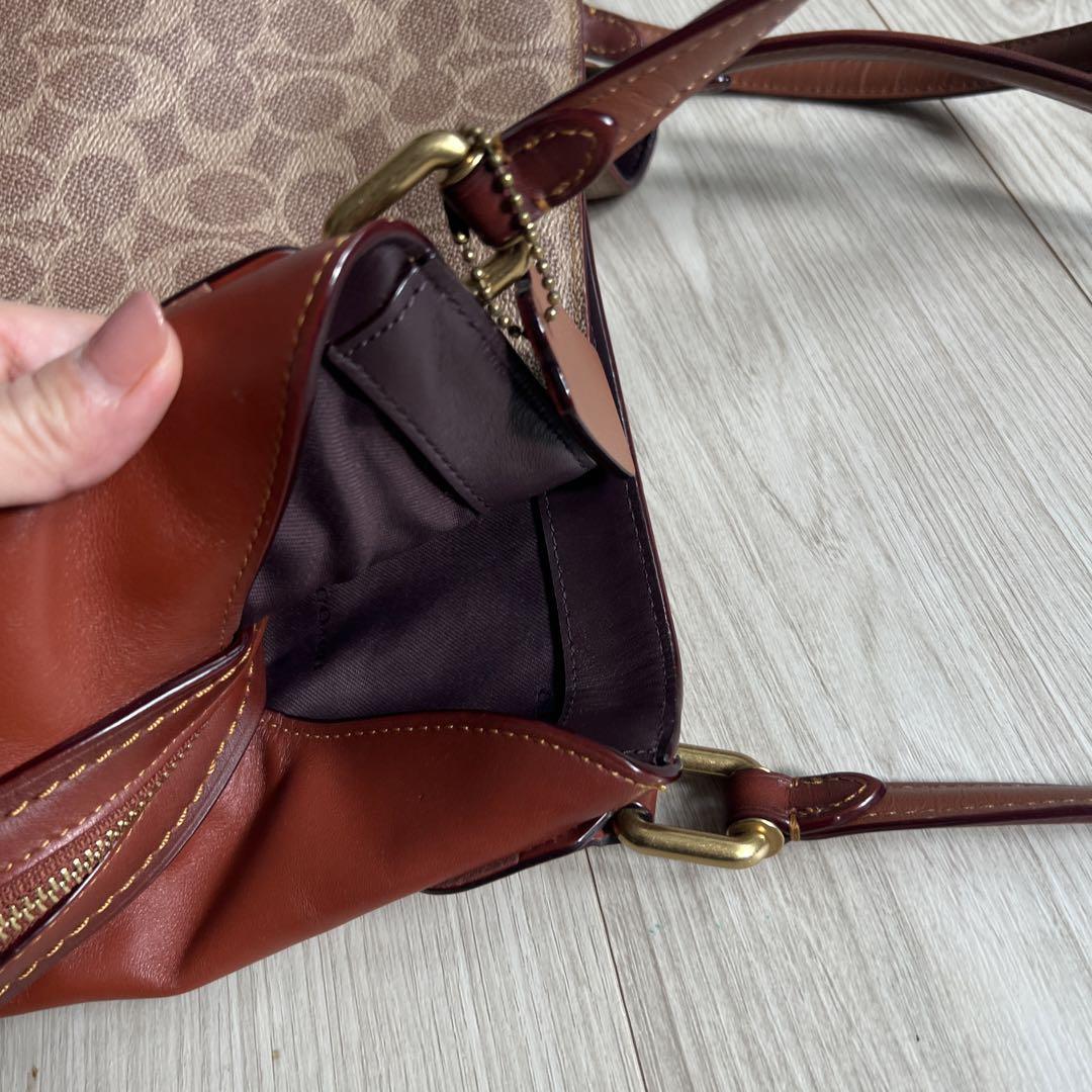 Coach ハンドバッグ ブラウン
