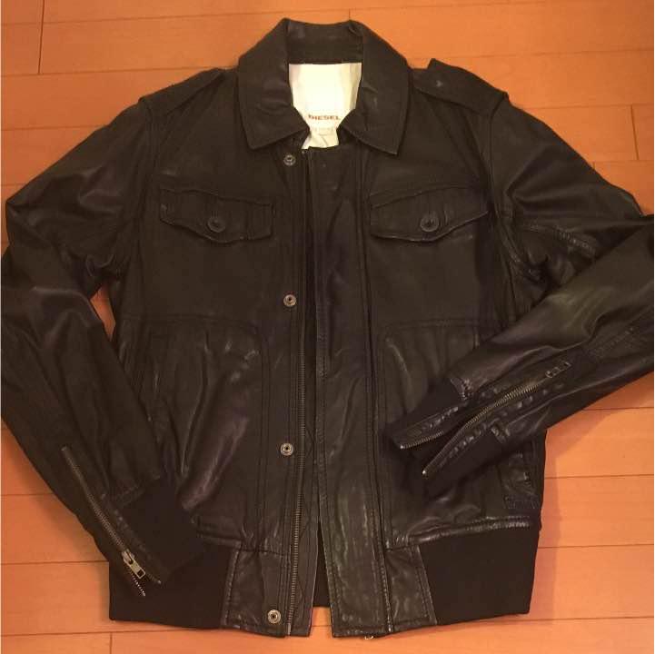 セール新品 ディーゼル ブラック iI392-m21238852019 レザージャケット 高品質爆買い