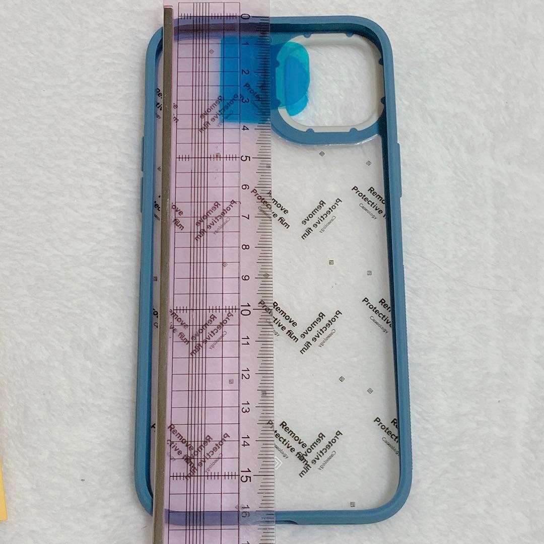 Caseology iPhone14Plus ケース 透明 ハイブリッド カバー