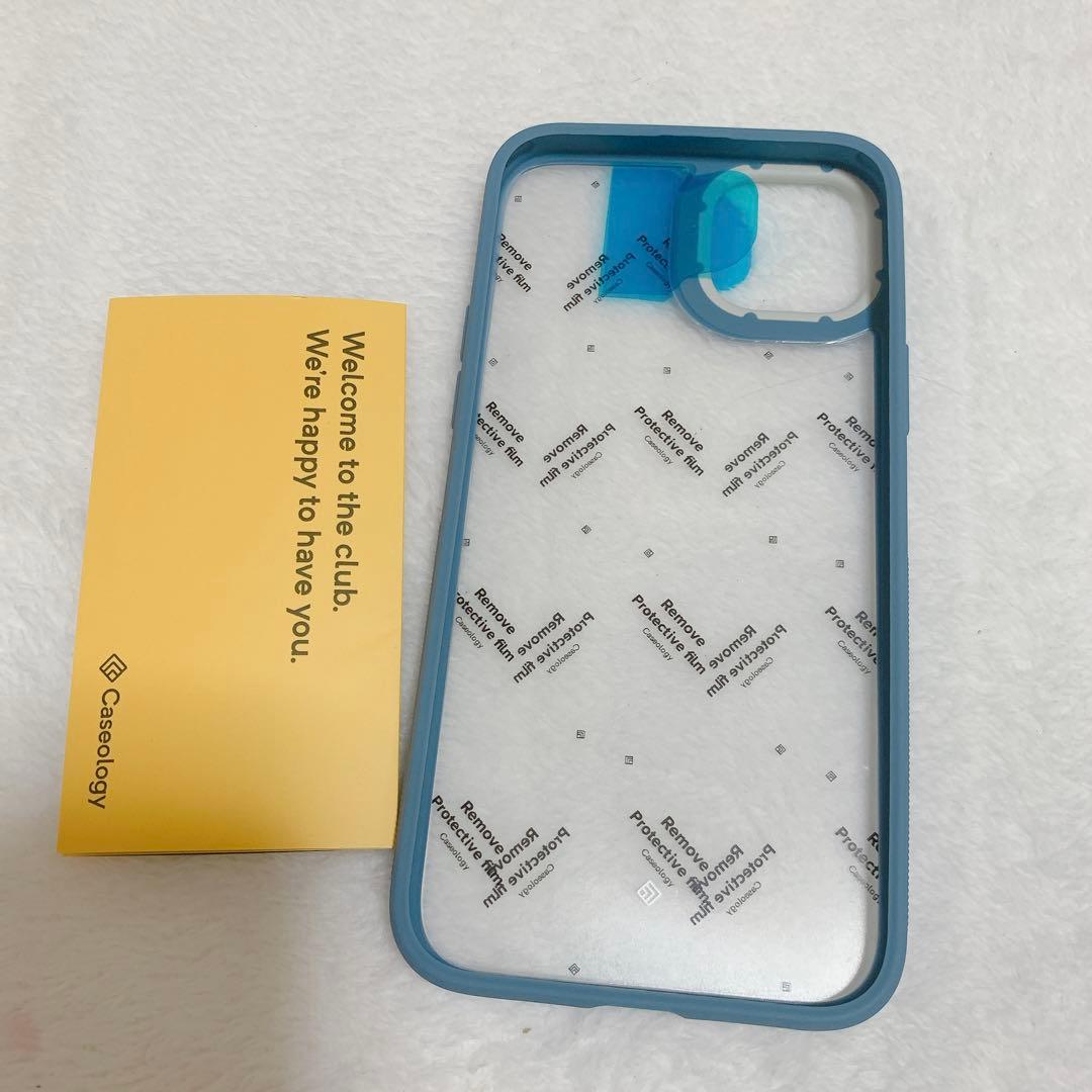 Caseology iPhone14Plus ケース 透明 ハイブリッド カバー