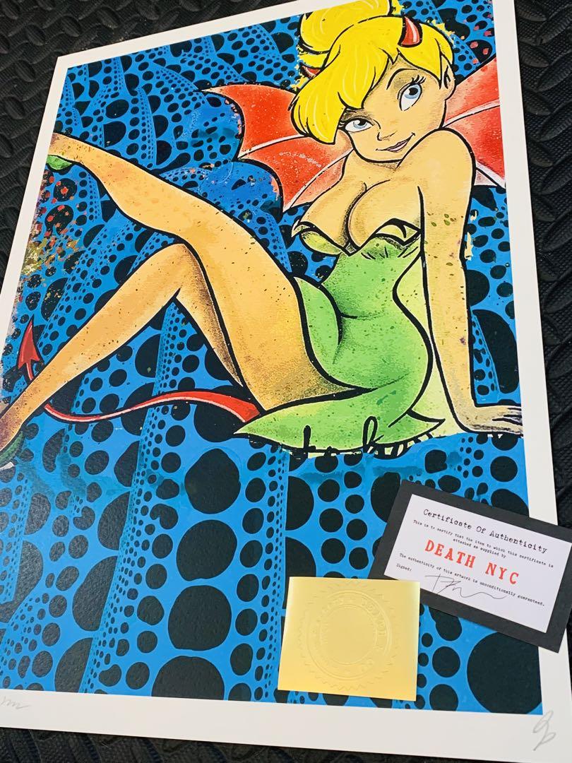 わいこ様売約済　限定品 正規品DEATH NYC ポップアート ティンカーベル