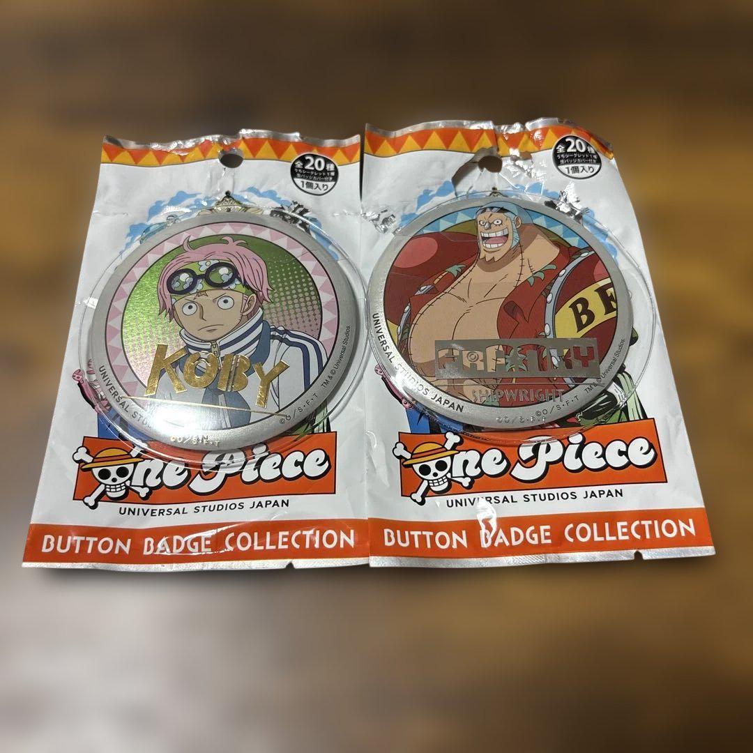 USJ ユニバ ONE PIECE 2025 缶バッジ フランキー コビー - メルカリ