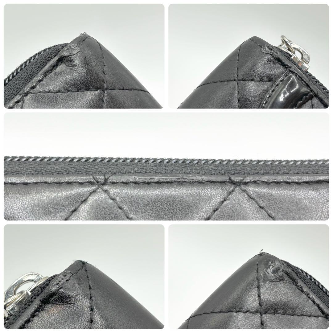 ✨人気モデル✨CHANEL 長財布　カンボン　ココマーク　マトラッセ　ブラック