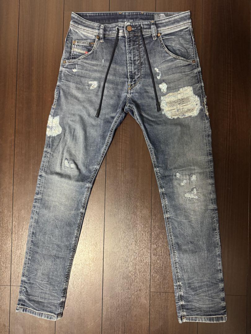 【美品】ディーゼル ジョグジーンズ KROOLEY CB-NE 人気モデルW28